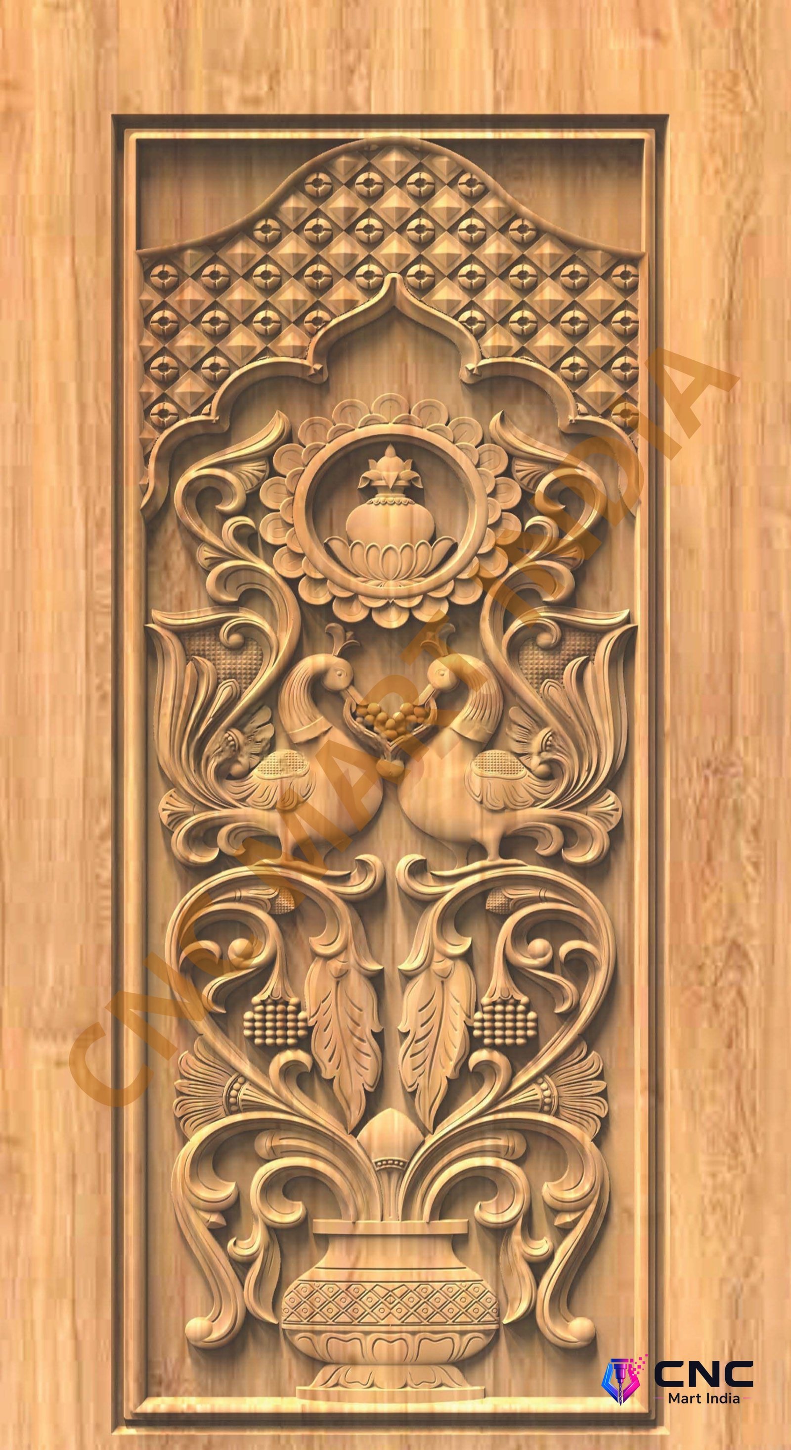 GSK EMBOSSING - EMD-88 Divine Carved Relief CNC Design